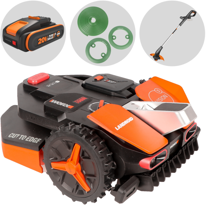 Worx Landroid Vision S250 WR202E -  Robot cortacésped - Sin instalación