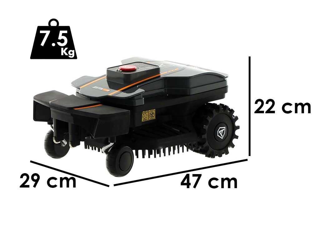 AMBROGIO ZETA R - Robot cortacésped - Sin cable perimetral - No necesita instalación - Imagen 3