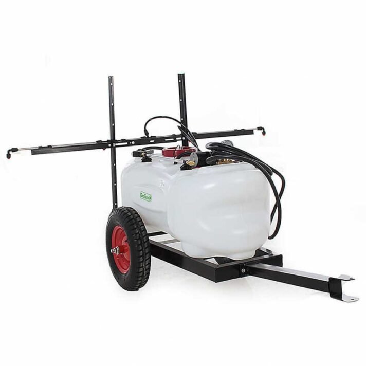 GeoTech CZ100D - Depósito para tratamientos fitosanitarios para tractor cortacésped - Bomba 12V - 100L