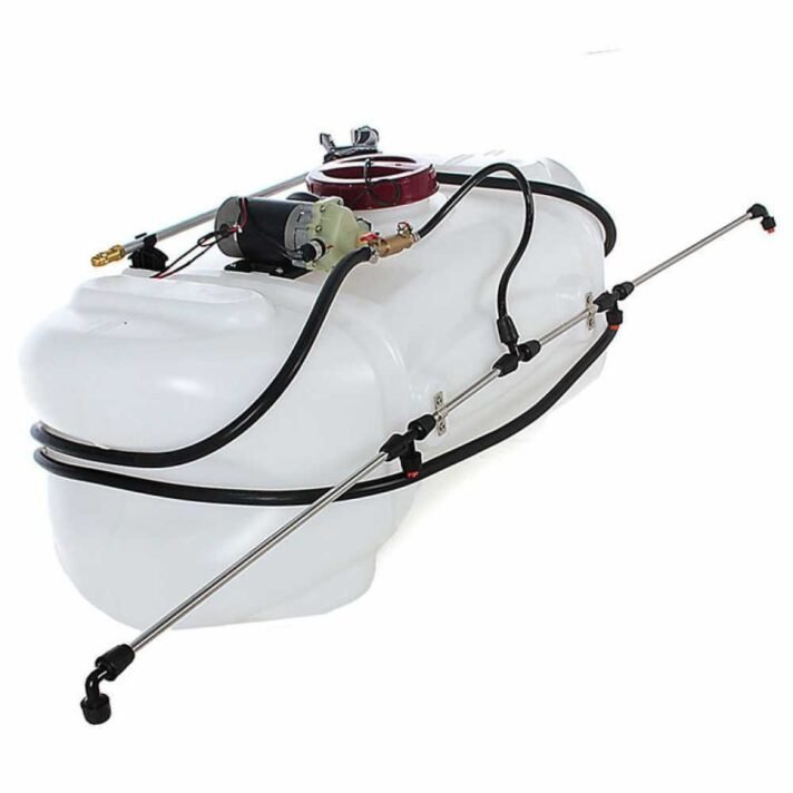 GeoTech CZ100C - Depósito para tratamientos fitosanitarios para tractor cortacésped - Bomba 12V - 100L