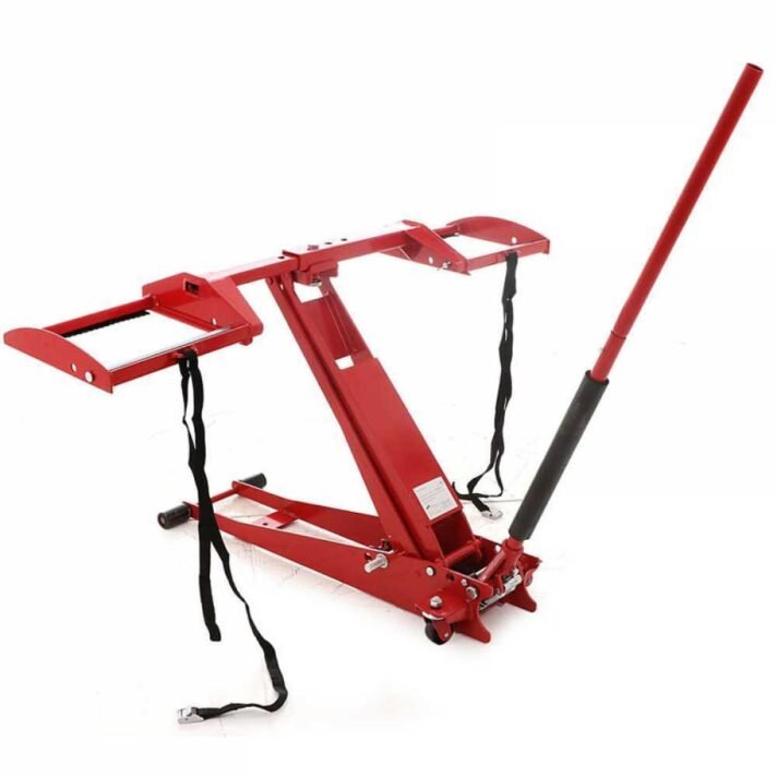 Elevador profesional para tractores cortacésped, plataforma elevadora - capacidad 800 Kg
