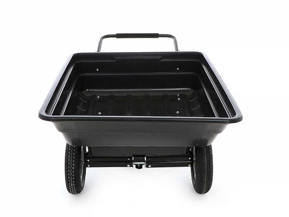 Remolque para tractor cortacésped GeoTech TC3080PL - remolque con cuba de plástico - 121x93(h 29 cm) - Imagen 5