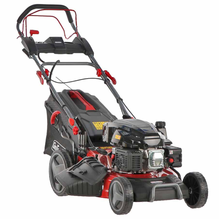 GeoTech Pro S53-225 BMSGW ES - Cortacésped autopropulsado 4en1 - Arranque eléctrico