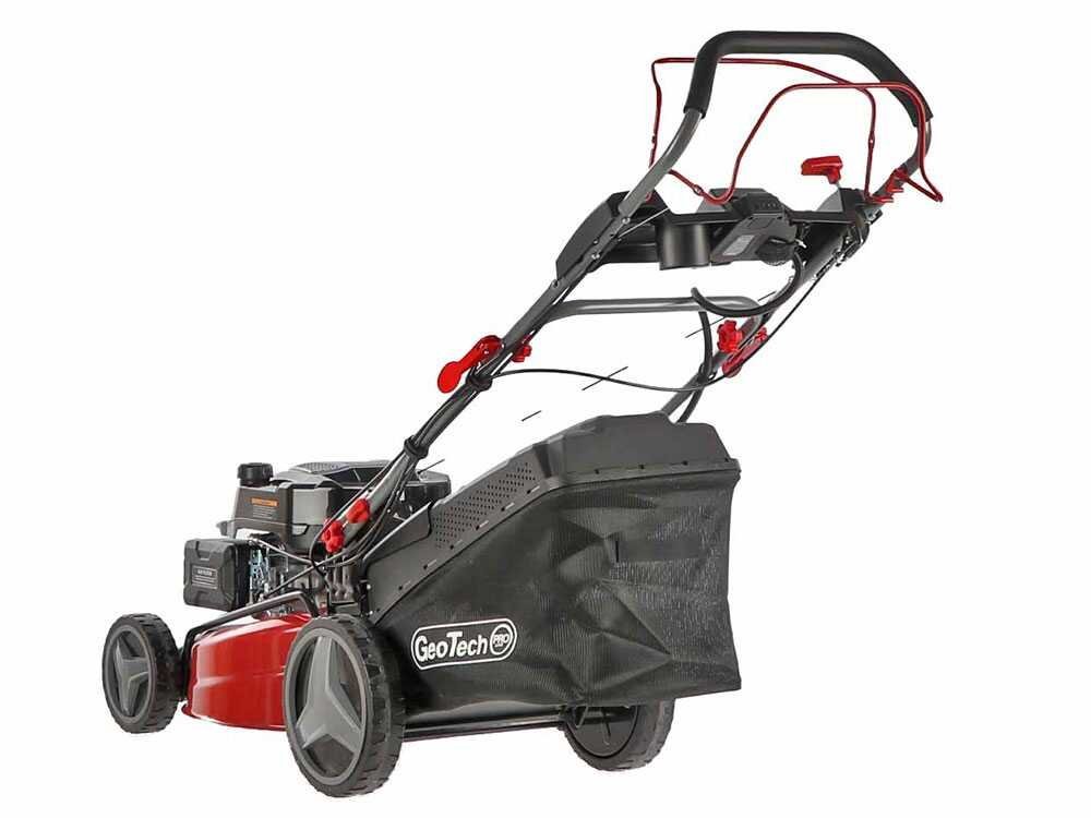 GeoTech Pro S53-225 BMSGW ES - Cortacésped autopropulsado 4en1 - Arranque eléctrico - Imagen 4
