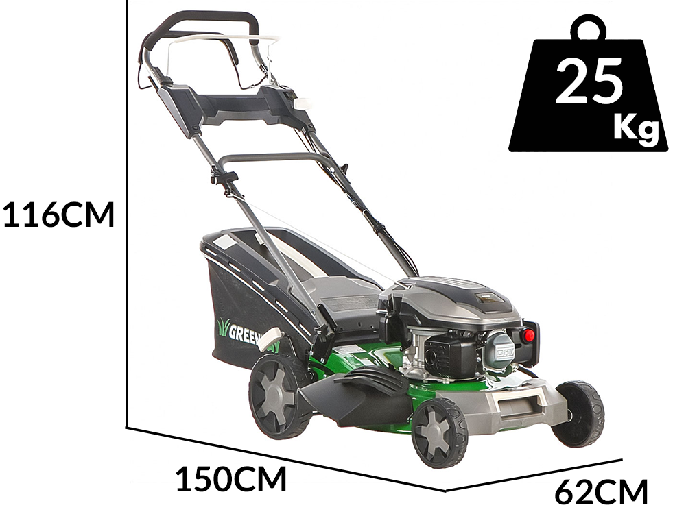 GreenBay GB-LM 46 S - Cortacésped autopropulsado - 4 en 1 - Motor de gasolina de 170cc - Imagen 3