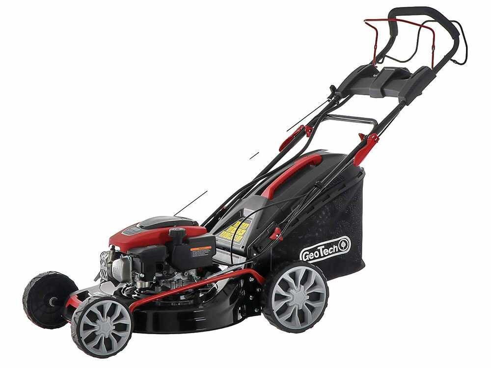 GeoTech S51-170 BMSGW ES - Cortacésped de gasolina autopropulsado - 4 en 1 - cuchilla de 51 cm - Arranque eléctrico - Imagen 5