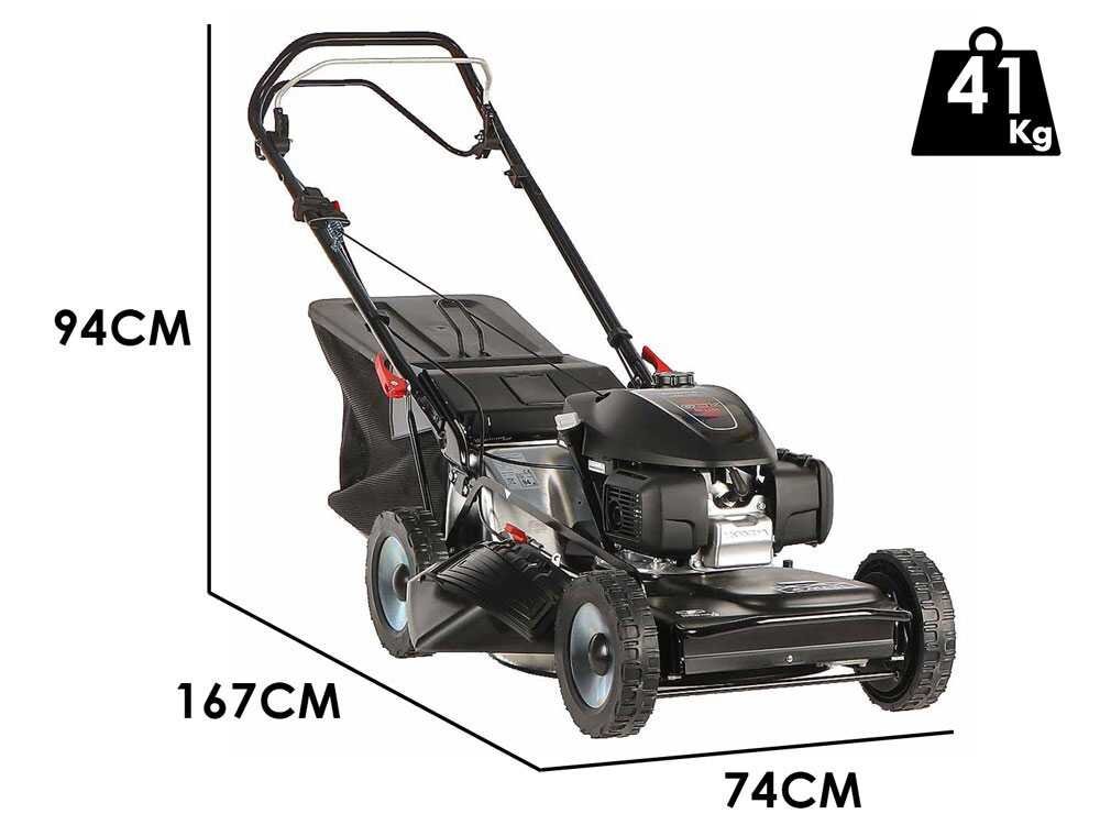 Marina Systems 4-MAXI 52 SH - 4-en-1 - Cortacésped de gasolina autopropulsado 4x4 - Motor Honda GCVX 200 - Imagen 3