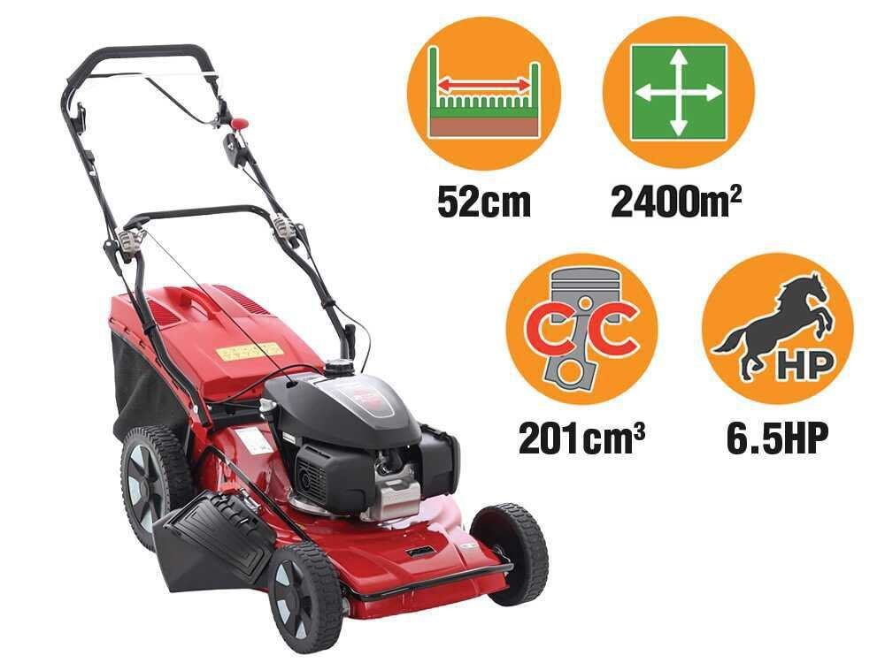 Marina Systems AGRI 55 SH 3V ZHW - Cortacésped de gasolina autopropulsado - Motor Honda GCVX200 - Imagen 4