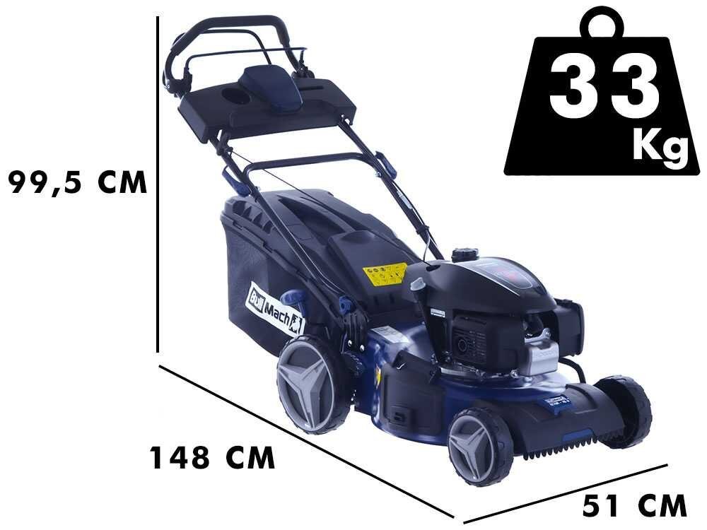Cortacésped de gasolina autopropulsado BullMach ECTOR 46 H - 4 en 1 - Motor Honda GCVx170 - Imagen 3