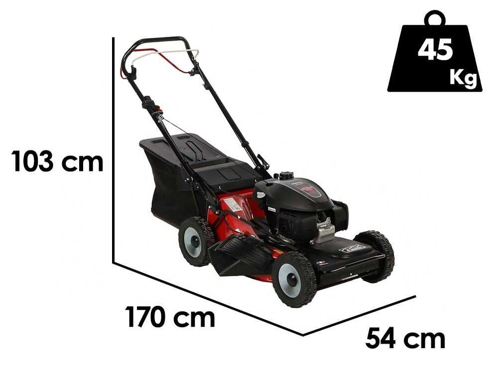 Marina Systems 4 MAXI 52 SH - Cortacésped de gasolina autopropulsado - 4 en 1 - Motor Honda GCVx 200 - Imagen 3