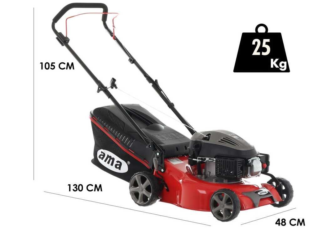 Cortacésped de empuje Ama TRX 421 - 3en1: saco de recogida + salida trasera + mulching - Imagen 3