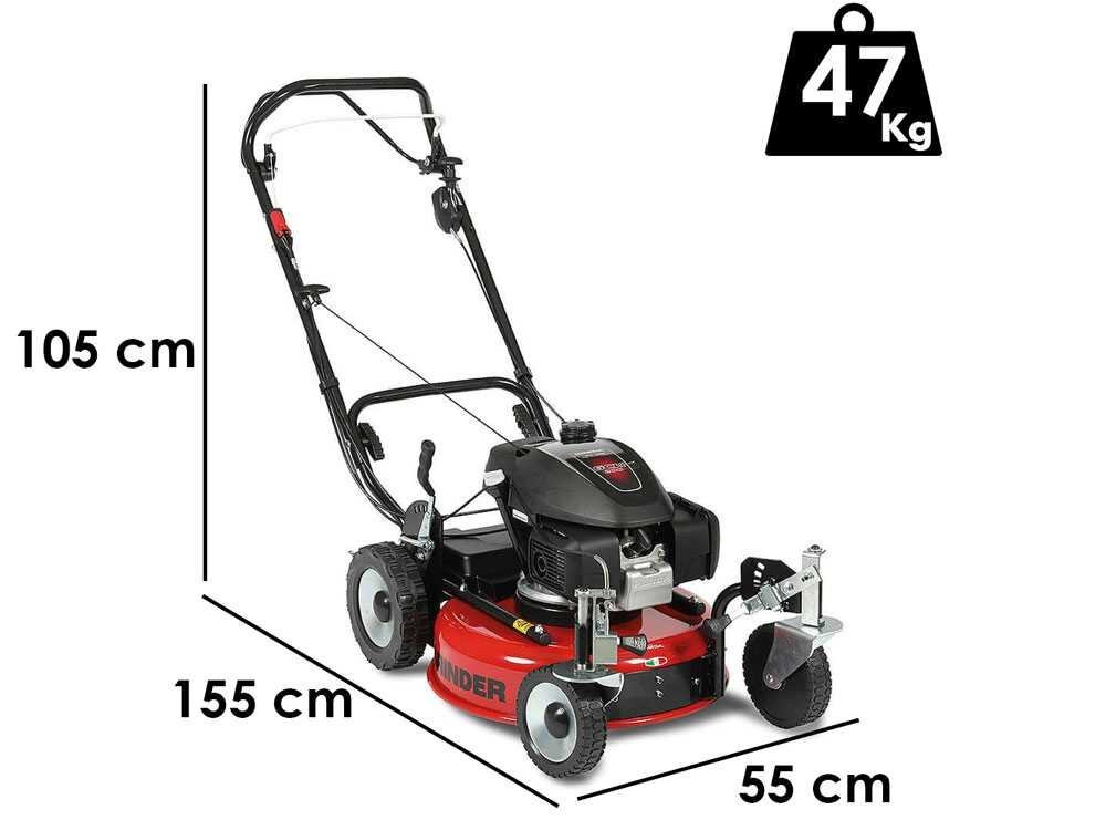 Cortacésped mulching autopropulsado Marina Systems GRINDER ZERO SH - Corte 52 cm - motor Honda GCVx 200 - doble cuchilla mulching - Imagen 2