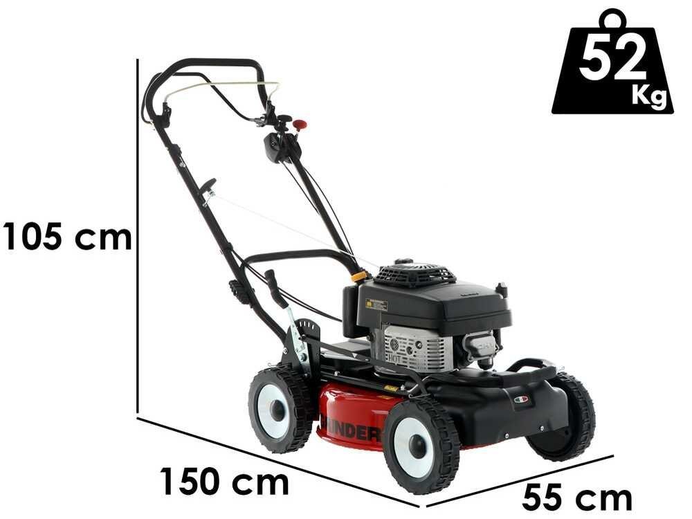 Cortacésped mulching Marina Systems GRINDER 52 VKW - Con motor Kawasaki FJ180V - Corte 52 cm - Doble cuchilla mulching - Imagen 2