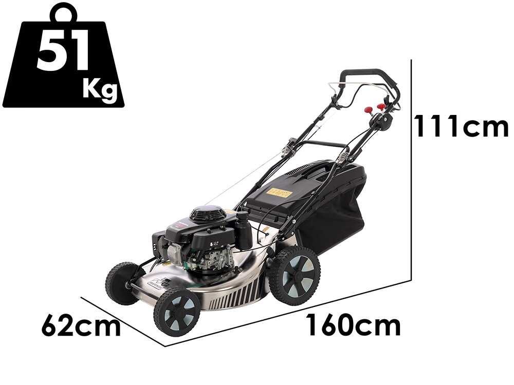 Marina Systems MX 57 SH 3V - Cortacésped de gasolina autopropulsado - Motor Honda GXV 160 - Imagen 3