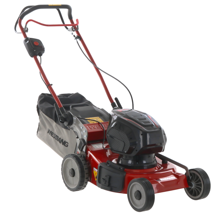 Cortacésped  autopropulsado de batería WEIBANG WB502SE3 - Motor de 120V/4Ah - 4en1