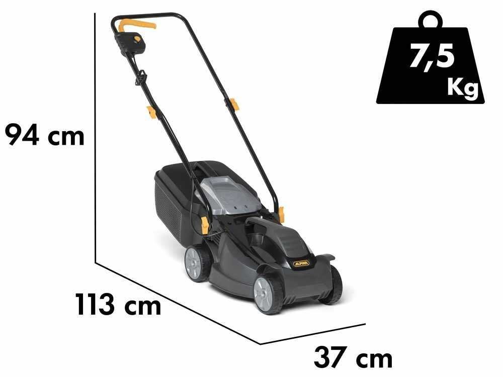 Alpina BL 320 E - Cortacésped eléctrico - 1000 W - Corte de 32 cm - Imagen 3