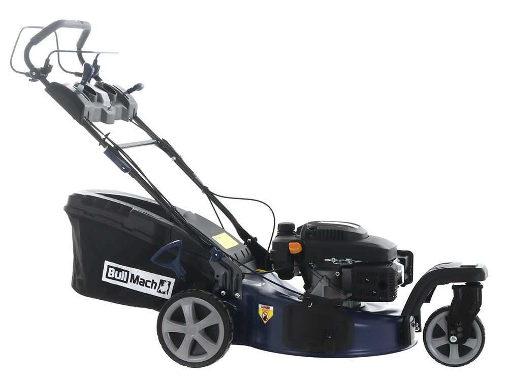 Cortacésped autopropulsado de gasolina BullMach CERBERO 53 - Plato de corte de 53 cm - 4 en 1 - Imagen 4