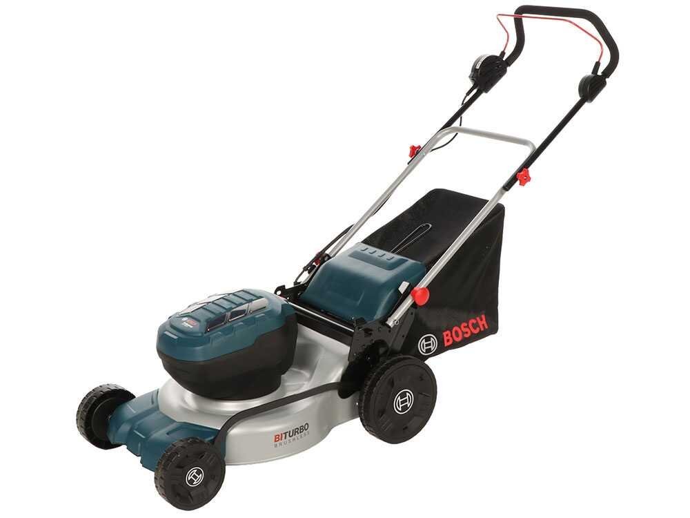 Bosch Professional GRA 18V2-46 - Cortacésped a batería 2x18 V 12 Ah + cargador rápido - Imagen 5