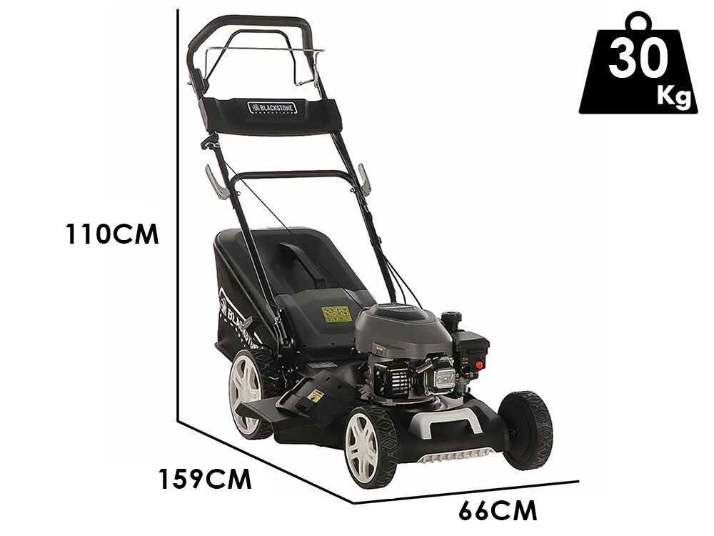 Blackstone Essentials ESP 460-180 - Cortacésped autopropulsado - 4 en 1 - Motor de gasolina de 180cc - Imagen 3