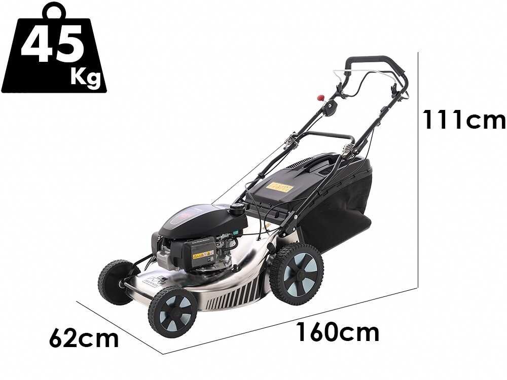 Marina Systems MX 57 SH 3V - Cortacésped de gasolina autopropulsado - Motor Honda GCVx 200 - Acero inoxidable - Imagen 2