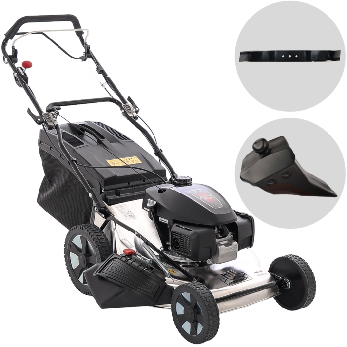Marina Systems MX 57 SH 3V - Cortacésped de gasolina autopropulsado - Motor Honda GCVx 200 - Acero inoxidable