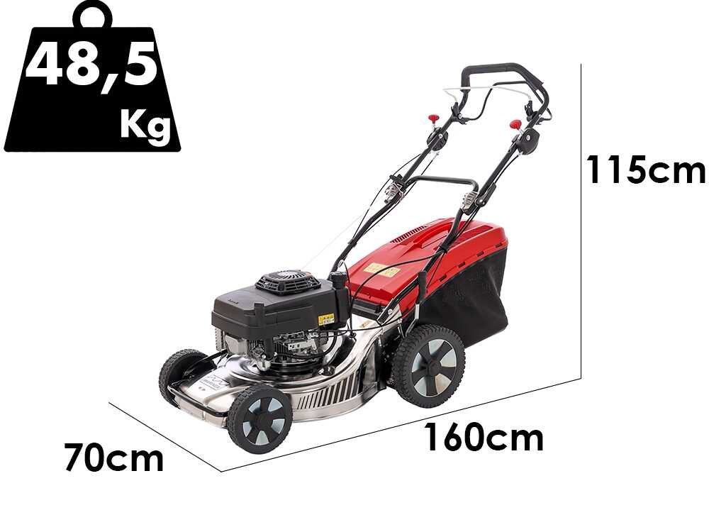 Marina Systems MX 55 SK 3V - Cortacésped de gasolina autopropulsado - Motor Kawasaki FJ180V - Imagen 3