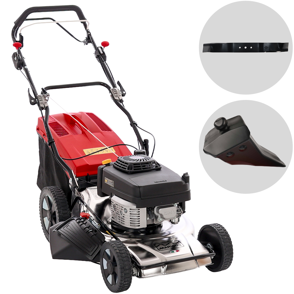 Marina Systems MX 55 SK 3V - Cortacésped de gasolina autopropulsado - Motor Kawasaki FJ180V