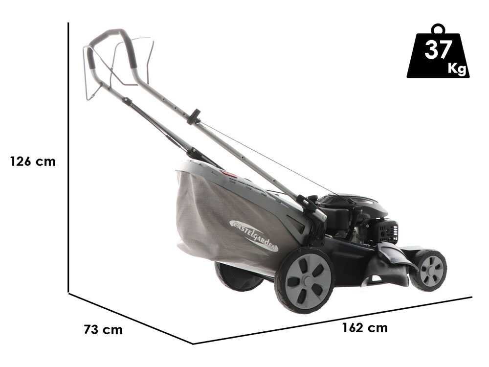 Cortacésped autopropulsado de gasolina CastelGarden XS 55 S - 4 en 1 - Corte 53 cm - Imagen 3