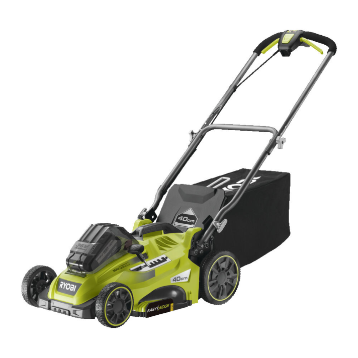 Cortacésped de batería RYOBI RLM36X41H60PG - MAX POWER 36 V - 6 Ah - recogedor de 45 l - corte de 40 cm