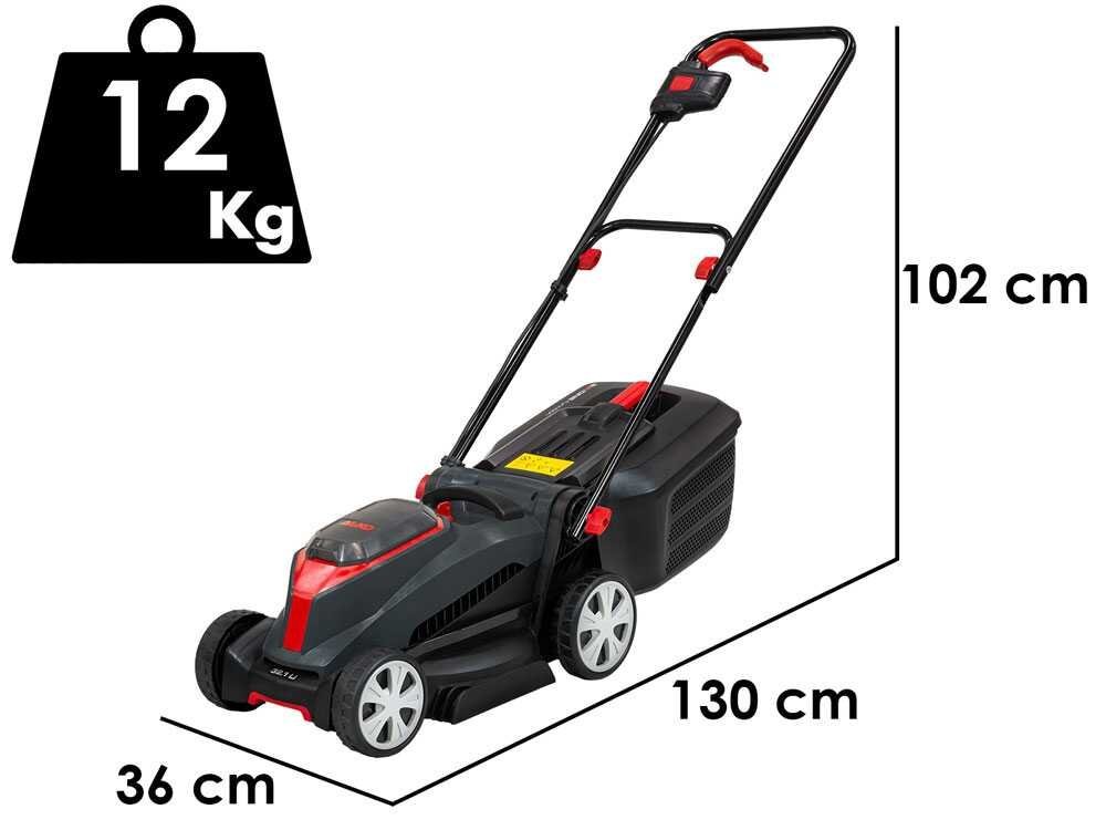 AL-KO 32.1 Li Easy - Cortacésped de batería - Corte de 32 cm - 2x 18V/2,5Ah - Imagen 2