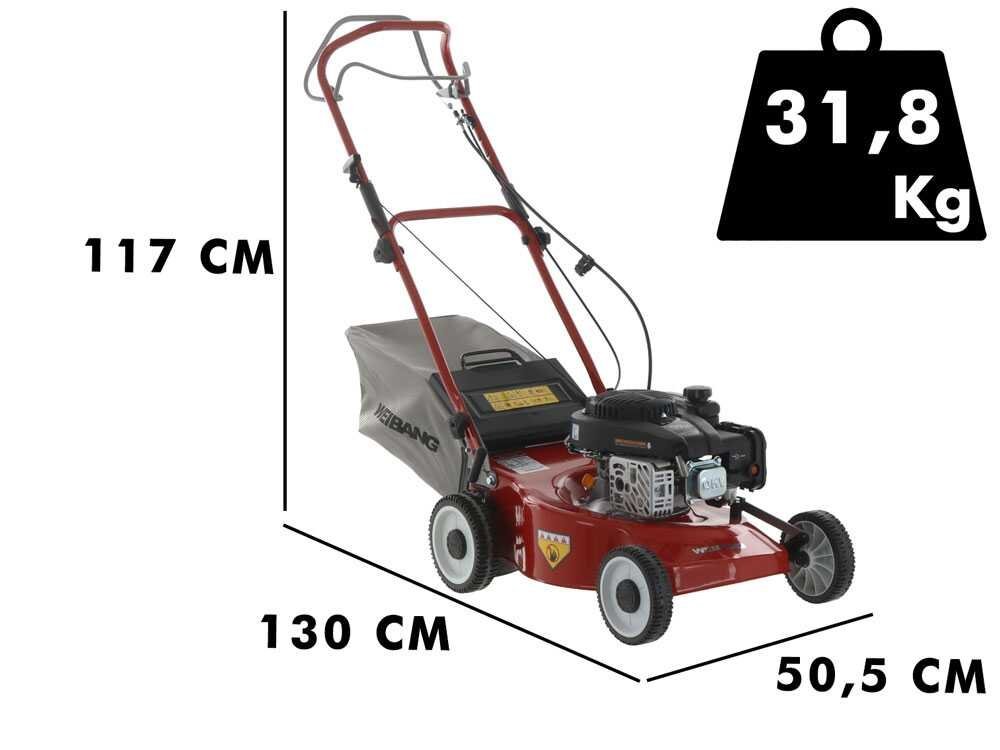 Cortacésped autopropulsado de gasolina WEIBANG WB455SCOP - 2en1 - Motor 139 cc - Imagen 3