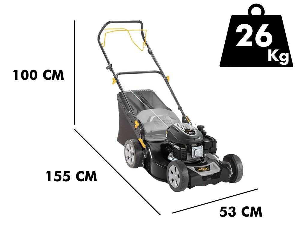 Cortacésped autopropulsado Alpina AL5 46 SA con motor de gasolina ST 140 de 139 cc - Imagen 3