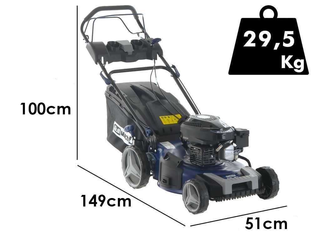 Cortacésped autopropulsado de gasolina BullMach ECTOR 46 S - 4 en 1 - Motor Warrior de 170 cc - Imagen 3