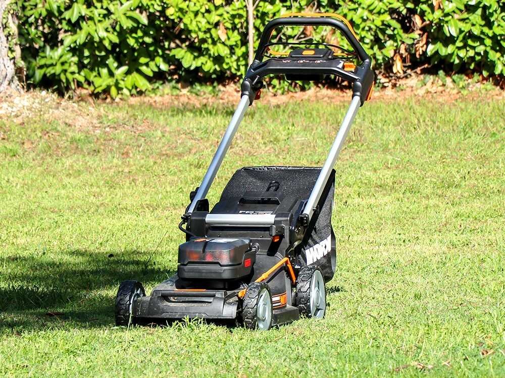 Worx Nitro WG749E - Cortacésped autopropulsado de batería - 2x20V/4Ah - Corte de 46 cm - Imagen 5