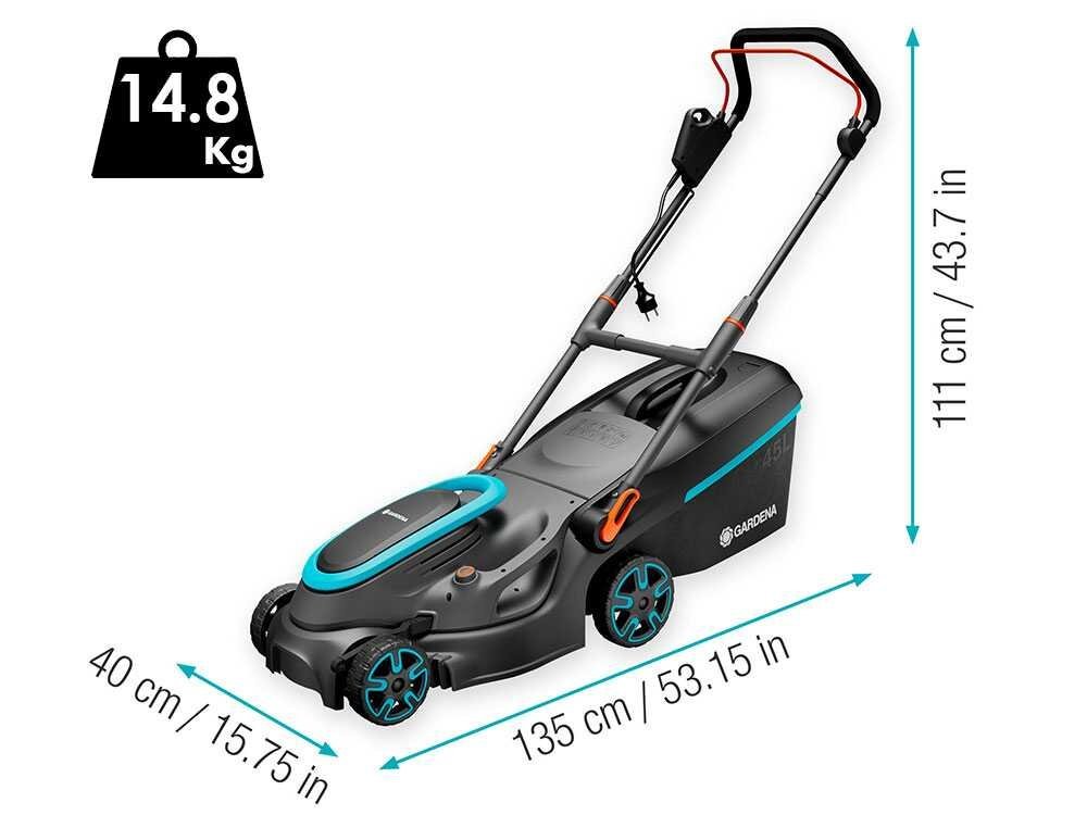 Gardena PowerMax 37/1800 Cortacésped eléctrico 1800 W Corte 37 cm - Imagen 3