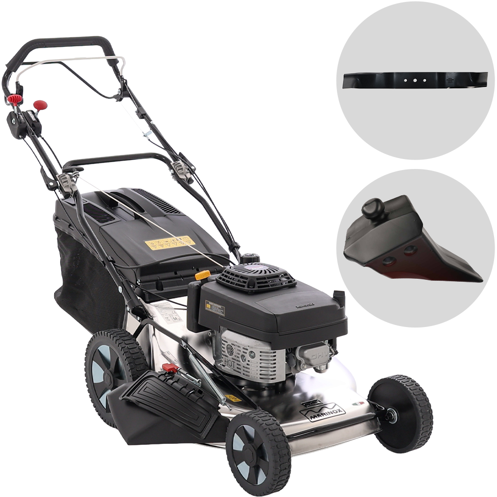 Marina Systems MX 57 SK 3V - Cortacésped de gasolina autopropulsado - Motor Kawasaki FJ180V