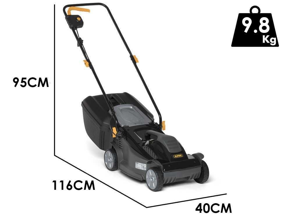 Alpina BL 380 E - Cortacésped eléctrico - 1400 W - Corte de 38 cm - Imagen 3