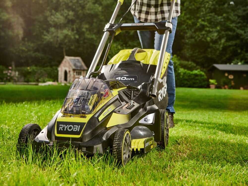 Cortacésped de batería RYOBI RLM36X41H50G - MAX POWER 36 V - 5 Ah - recogedor de 45 l - corte de 40 cm - Imagen 5