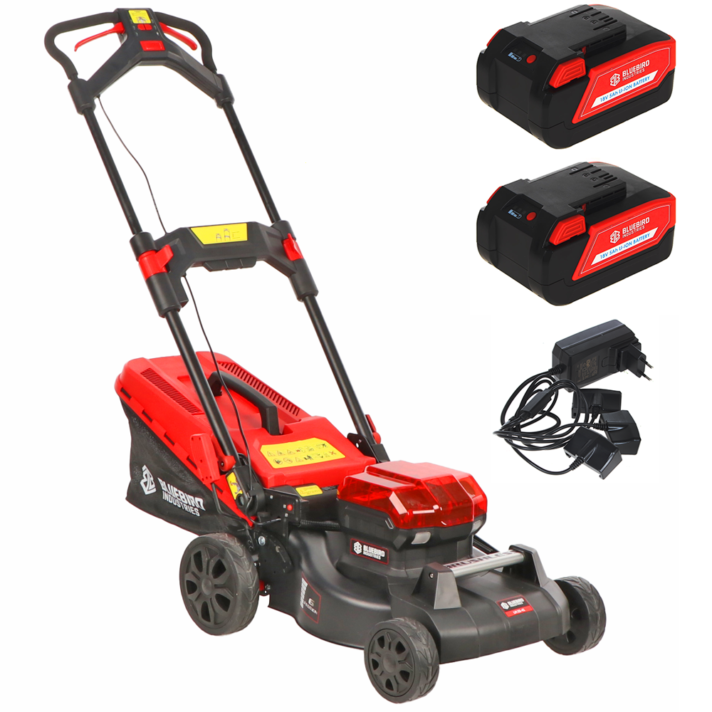 Blue Bird LM 22-41 - Cortacésped de batería - 2x 18V/5Ah - Corte de 41 cm