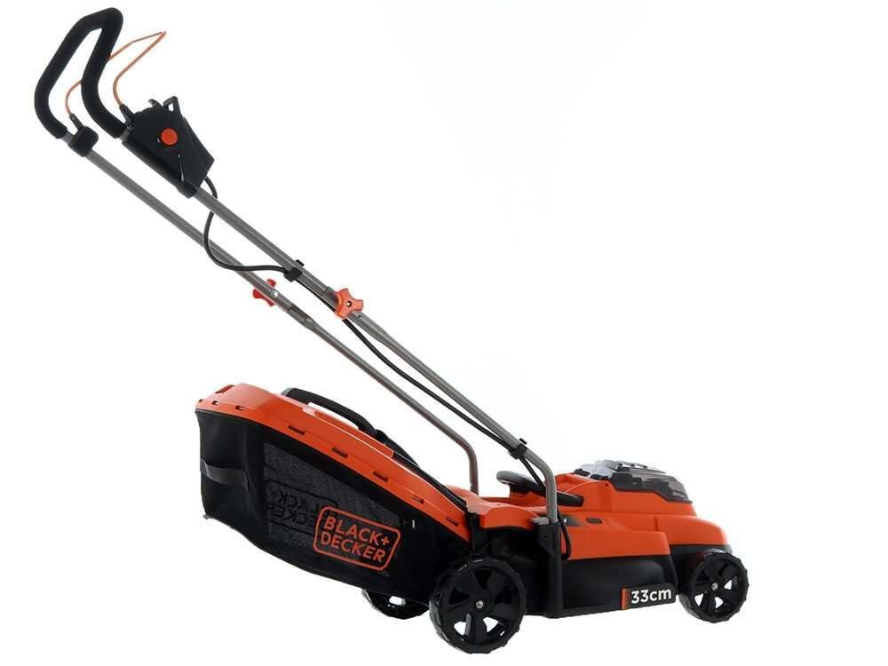 Cortacésped eléctrico de batería Black & Decker BCMW3318L2-QW - 36V 2.5Ah + batería 18V 2Ah gratis - Imagen 4