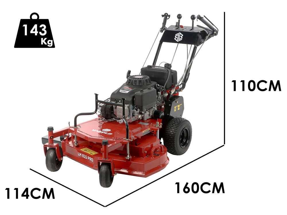 Blue Bird LM 815 PRO - Cortacésped de gasolina - Ancho de corte 81 cm - Imagen 3