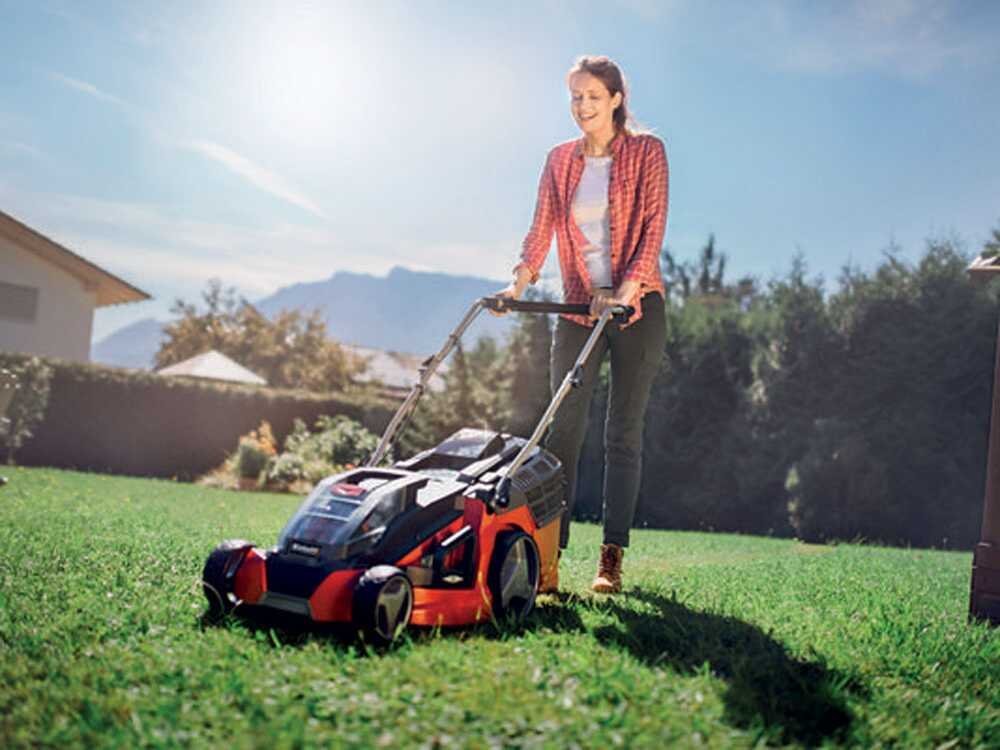 Cortacésped de batería Einhell GE-CM 36/43 Li - SIN BATERÍAS NI CARGADOR - Imagen 4