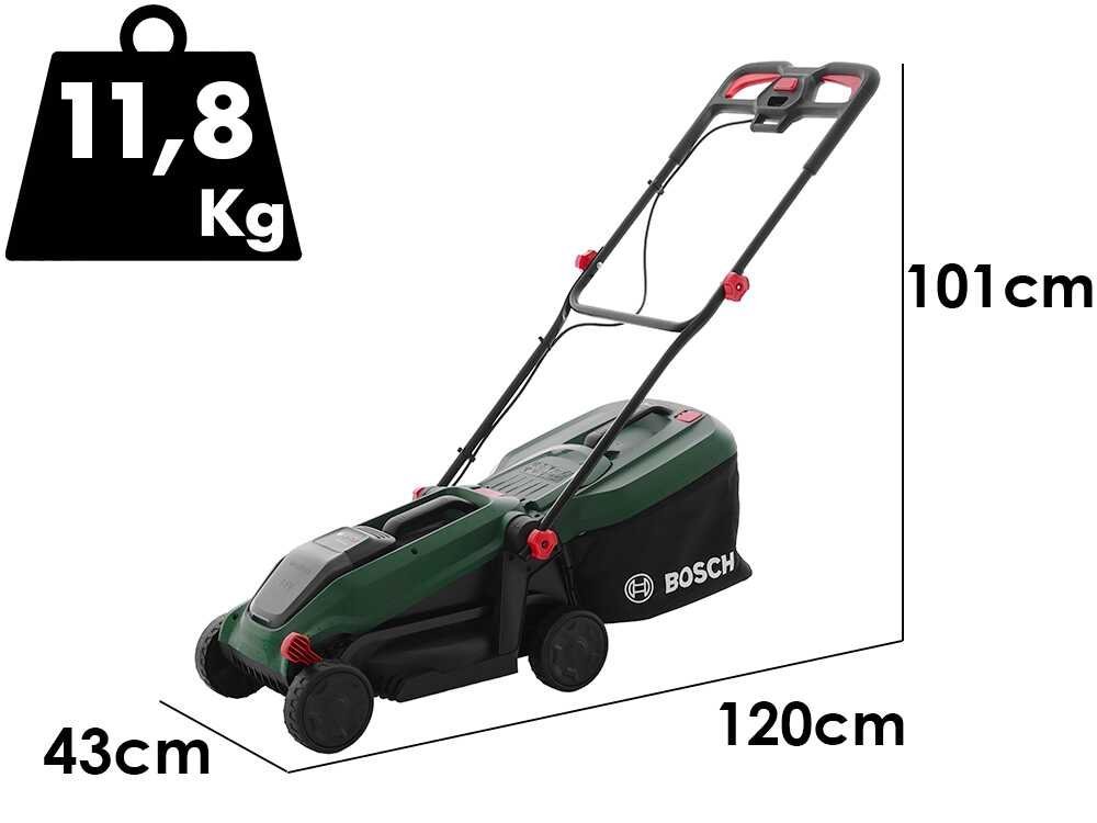 Bosch Rotak18V-34 - Cortacésped de batería - 18 V/4 Ah - Corte de 34 cm - Imagen 5