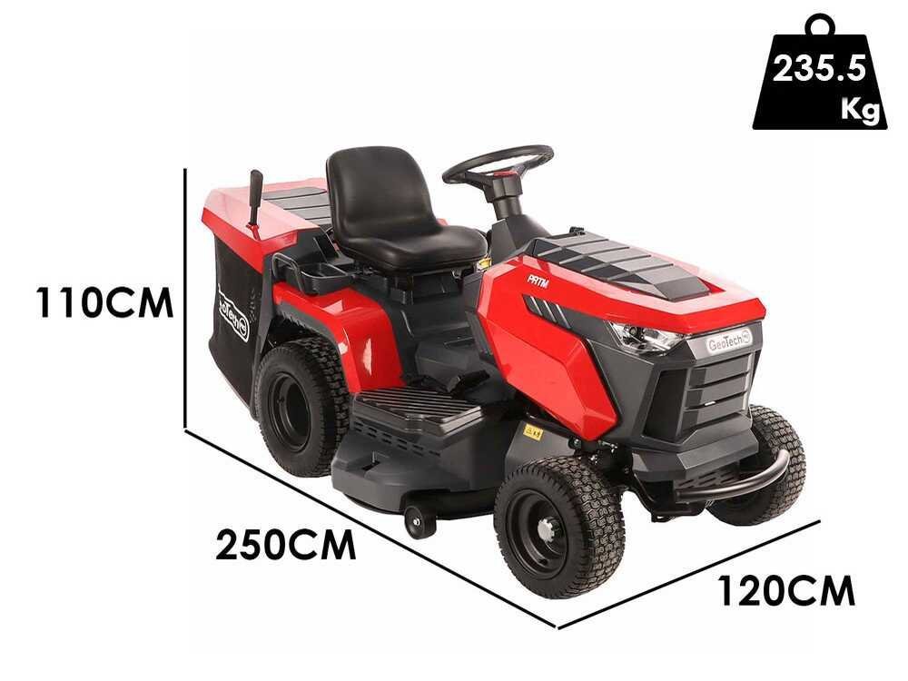GeoTech Pro PRTM 200-1020 H-CM - Tractor cortacésped - Cambio hidrostático - Recogedor - Imagen 4