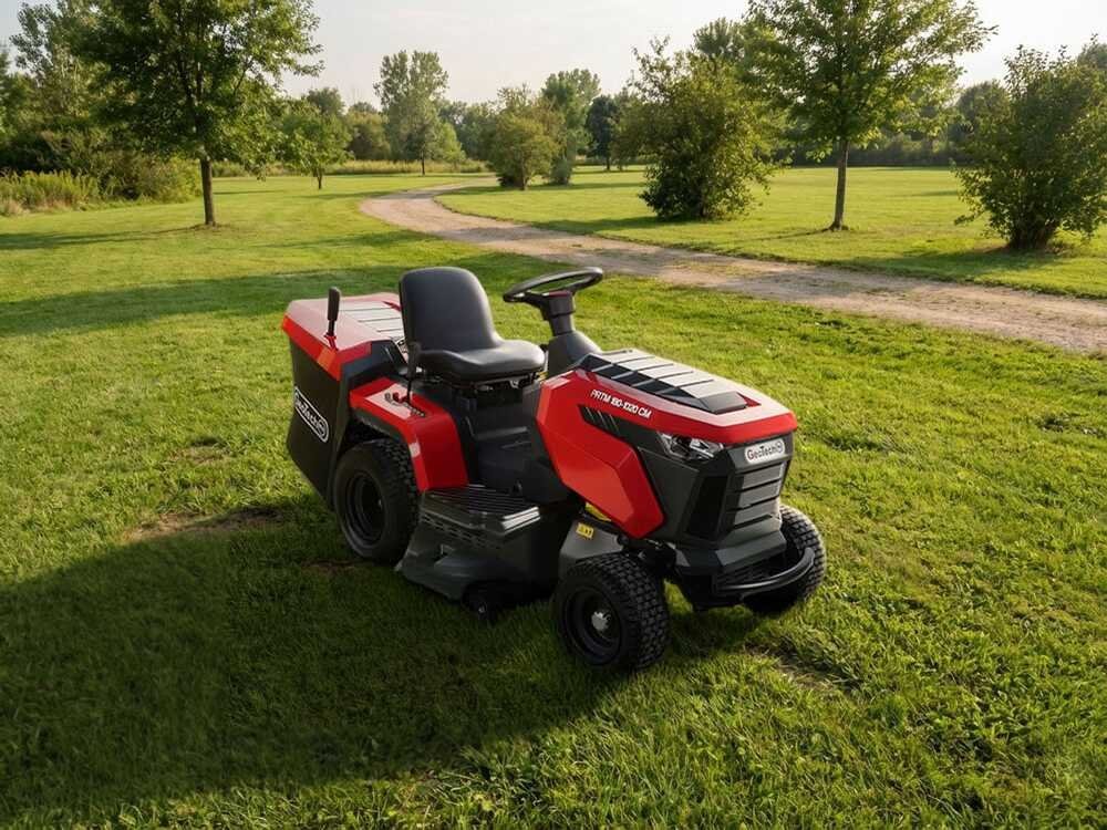 GeoTech Pro PRTM 180-1020 CM - Tractor cortacésped - Cambio mecánico - Recogedor - Imagen 4