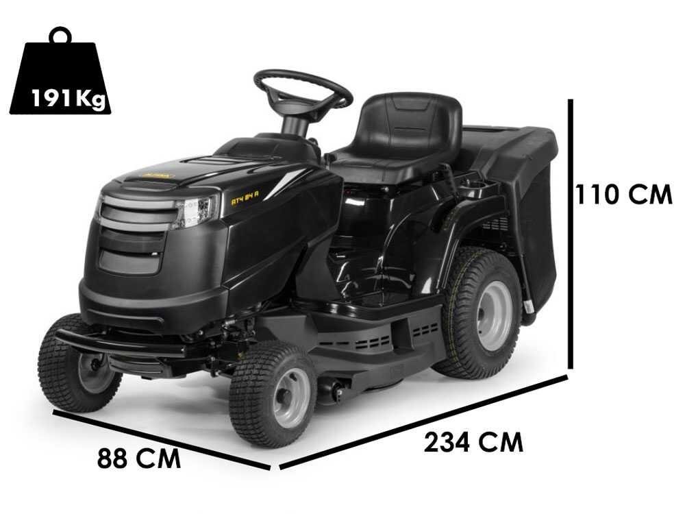 Tractor cortacésped con recolector Alpina AT4 84 A con motor ST 350 - Imagen 3