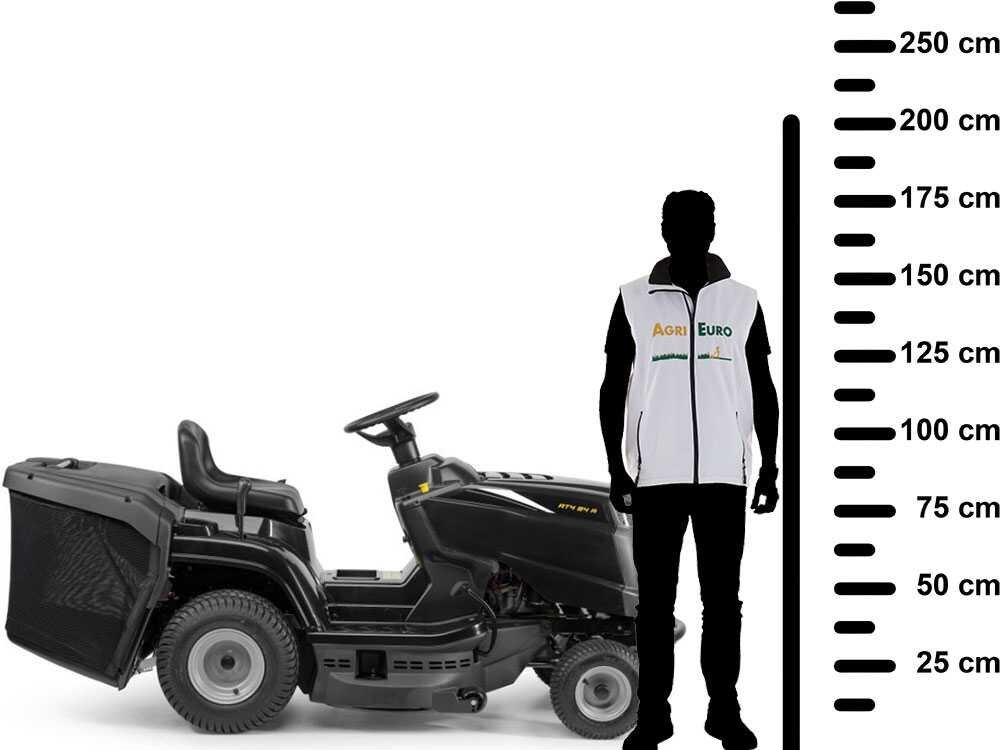 Tractor cortacésped con recolector Alpina AT4 84 A con motor ST 350 - Imagen 4