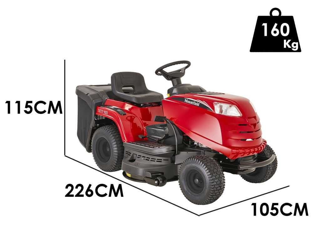 Mountfield MTF 98H - Tractor cortacésped con cambio hidrostático y recogedor de 240 L - Imagen 3