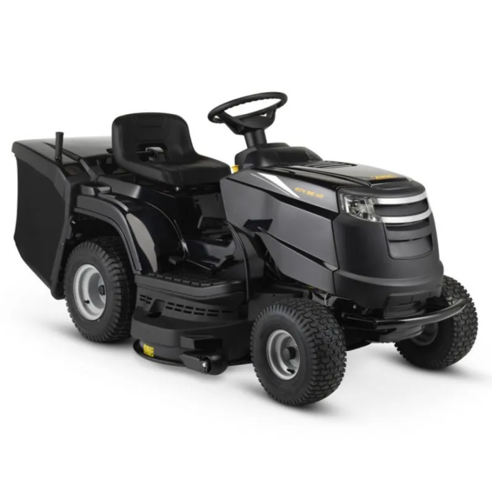 Tractor cortacésped Alpina AT4 98 HA con transmisión hidrostática y recogedor de 240 l