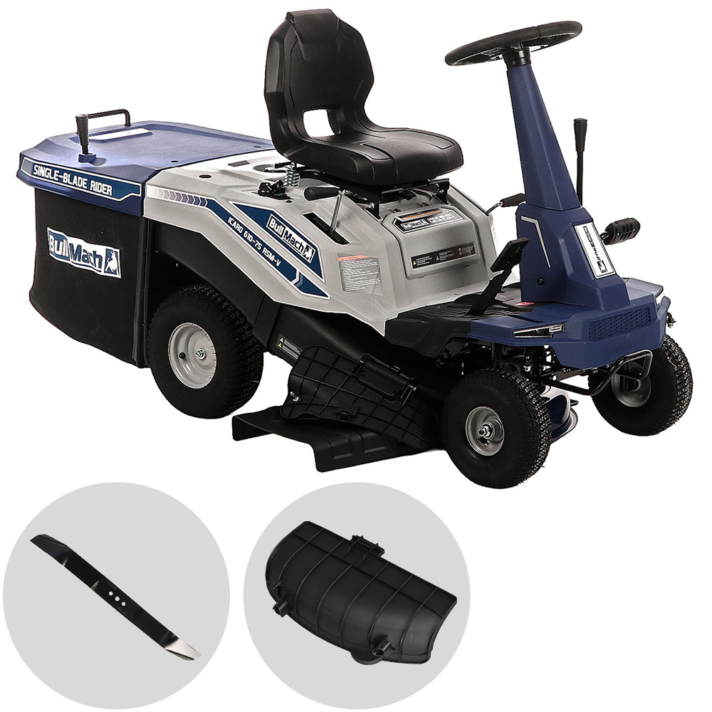 BullMach ICARO 610-75 RSM-V - Tractor cortacésped minirider - Motor de 224cc